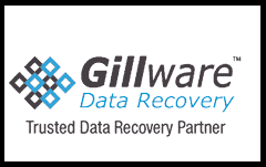 A logo for gillward data recovery